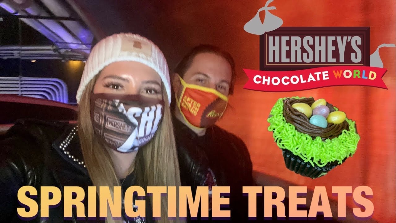 Hershey's Chocolate World April 2021 - Tour, Merch, Easter Treats & Activating our Season Passes!