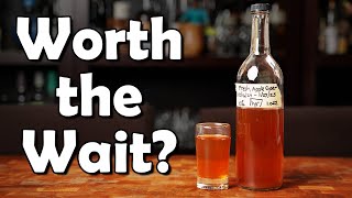 Fresh Apple Cyser Aged 1 Year 🍎| 13% Homebrew Mead Tasting & Review