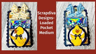 Scrapdiva Designs-Loaded Pocket Medium