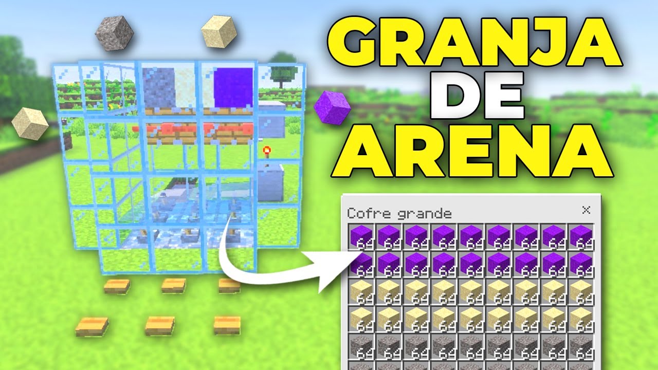 La Granja de Arena y Bloques de Gravedad Más ¡FÁCIL! | Bedrock 1.21+