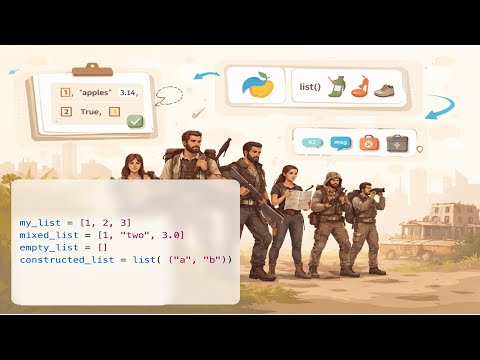 Python programming language. Lists