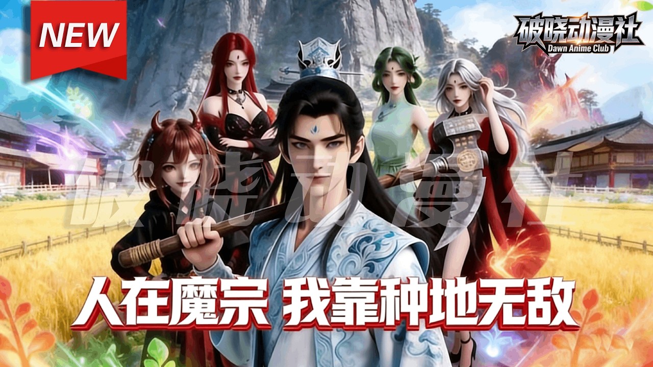 MULTISUB📢新番上线《人在魔宗，我靠种地无敌》第1~61集丨林牧穿越魔宗，本想种地苟着发育，却被妖女直接榨干！所幸觉醒“词条种田系统”，从此各大美女天骄纷纷倒贴，跪求双修！#漫剧 #破晓动漫社