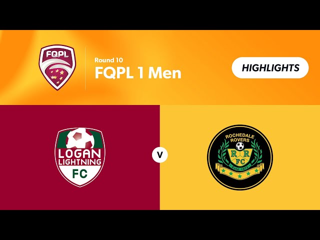 FQPL 1 Men Round 10 - Logan Lightning vs. Rochedale Rovers Highlights