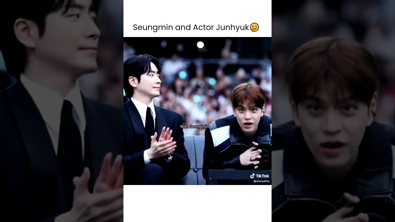 Seungmin's effect on K-Actor Junhyuk in AAA 2025🔥 