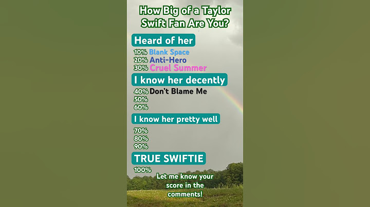 Swiftie Test! #swifties #taylorswift #test