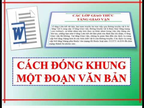 Video: Cách Tạo Một Phần Chính