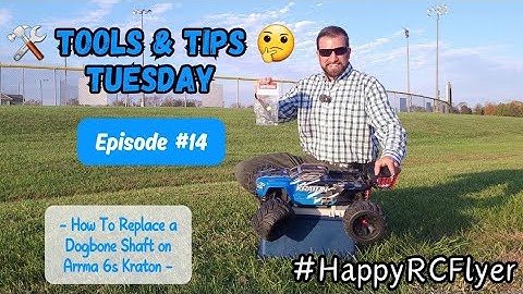 How to Replace Dogbone Shaft In Arrma 6s Kraton, (Episode #14-Tools & Tips Tuesday)#RC#Arrma#RCTruck