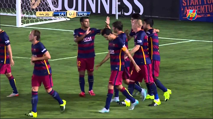 Highlights: FC Barcelona - LA Galaxy (2-1) - DayDayNews