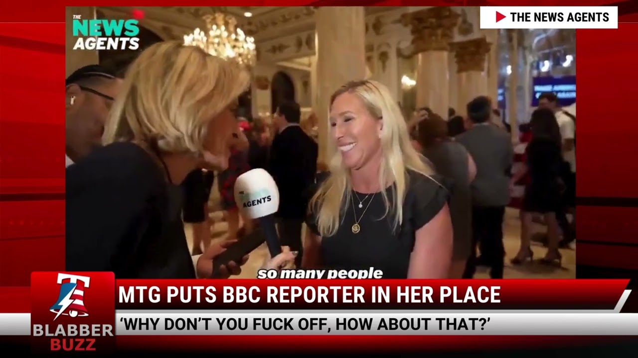 Marjorie Taylor Greene Tells BBC Reporter To 'F**CK OFF!'