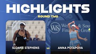 Sloane Stephens vs Anastasia Potapova 2026 Cincinnati Open Round Two
