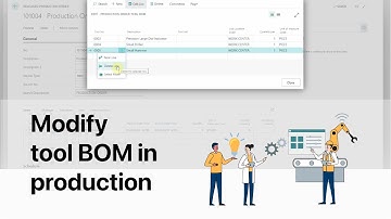 21 | Modifying tool BOM in production with IBODigital