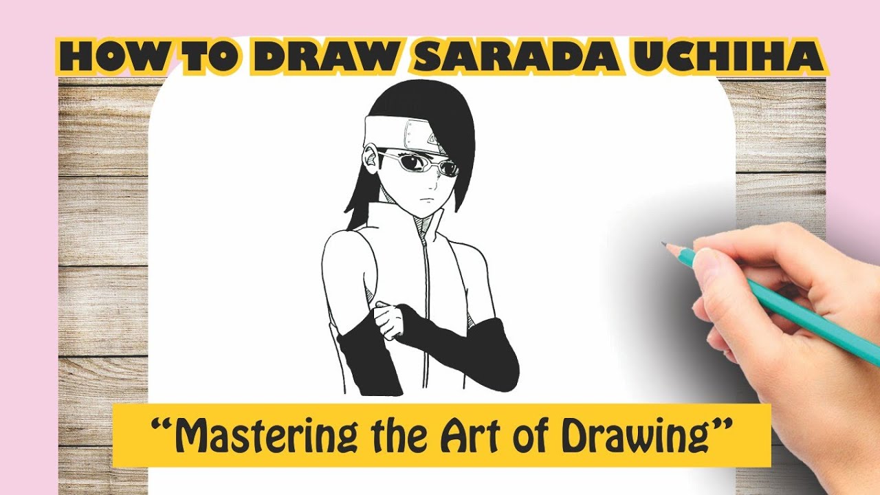 Sarada Uchiha  Naruto sketch drawing, Anime drawing books, Anime