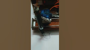 🖊️  A DIY Mini CNC Plotter in action!Built with Arduino + stepper motors #CNC #drawing #arduinocnc