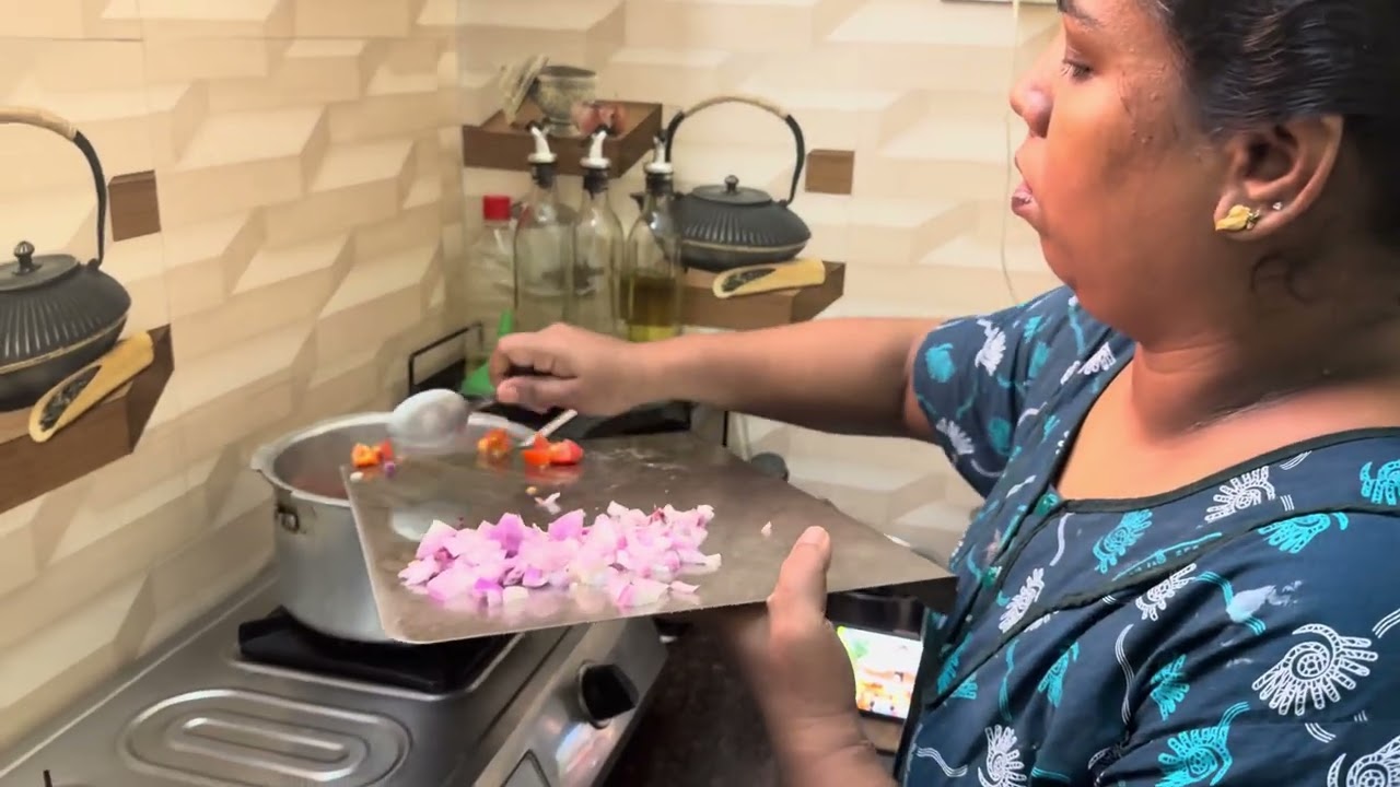 Vlog02😊Sunday vlog 🍛mutton kolampu 