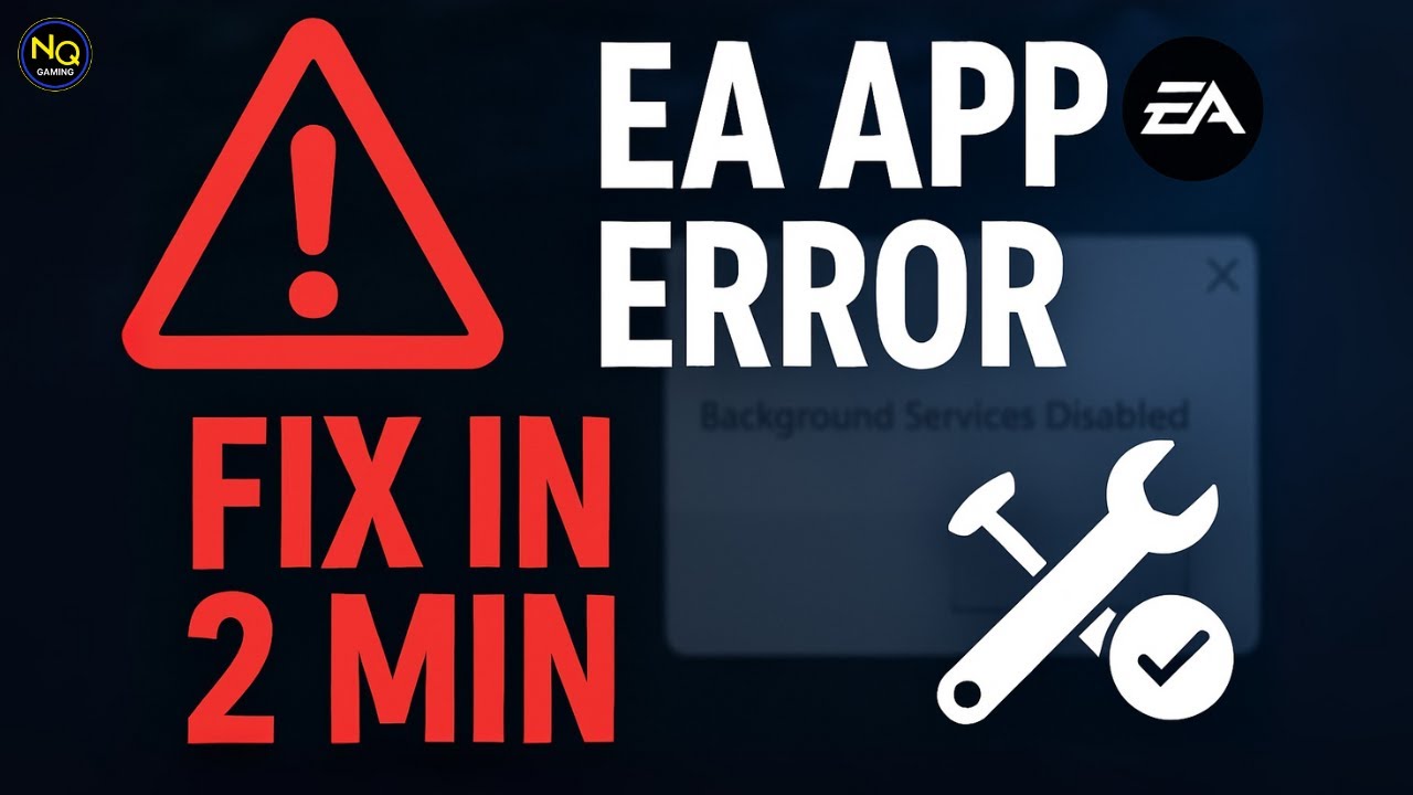 EA App Won’t Start? Do This NOW (No Reinstall Needed) - YouTube
