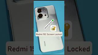REDMI 15C Hard Reset forgetting password | Redmi 15C Factory Reset - Pin Unlock - ScreenLock