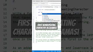 JavaScript ile First Non Repeating Character Algoritması Çözümü