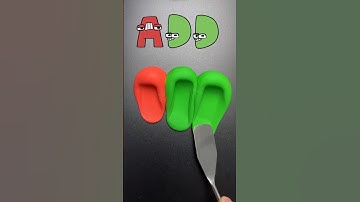 Gues the mixed color #alphabetlore #satisfying #colormixing #oddlysatisfying #shorts