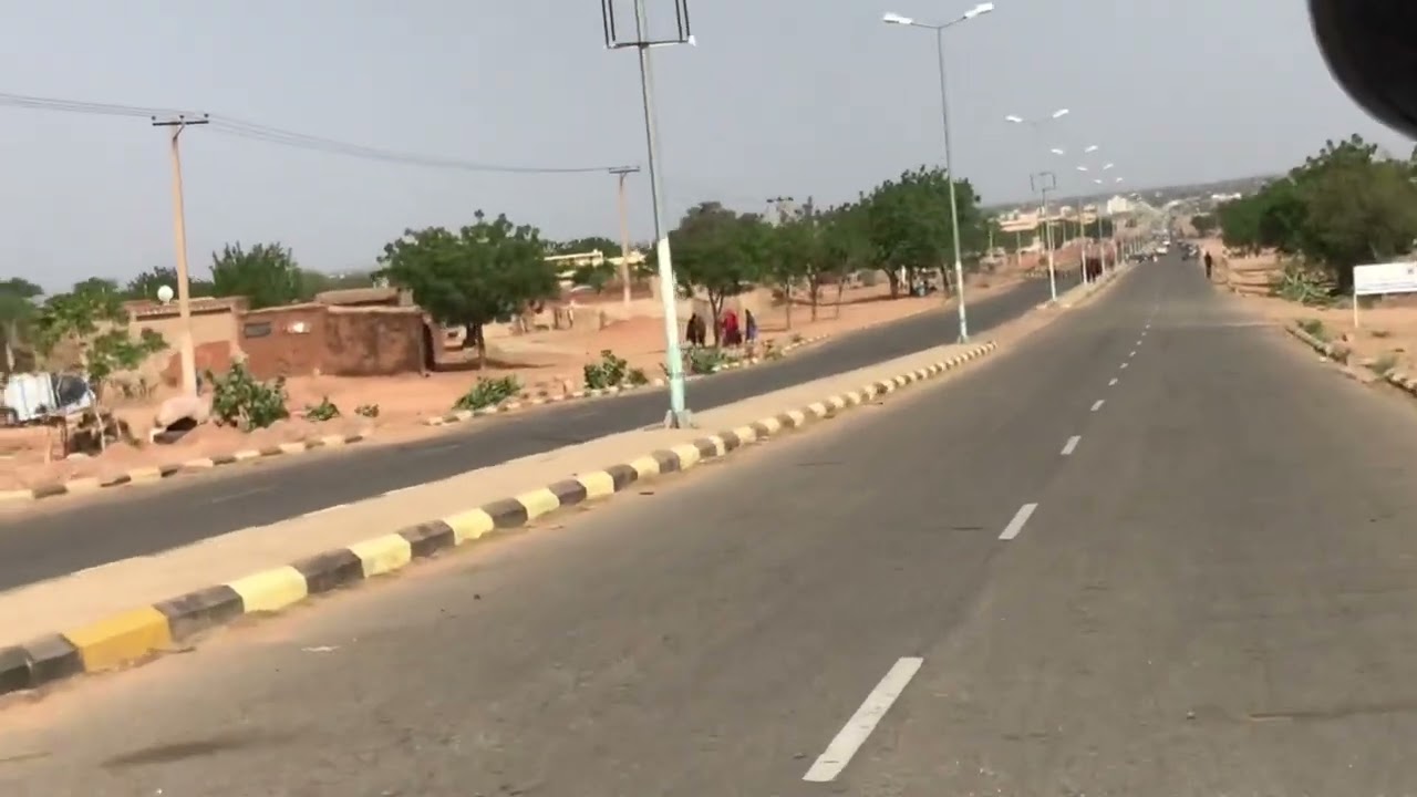 مدخل شارع المطار مدينة نيالا عاصمة جنوب دارفور 1/7/2022