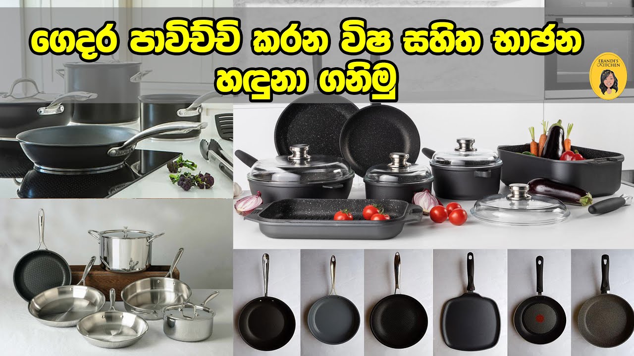 මුළුතැන්ගෙයි පාවිච්චි කරන විෂ සහිත භාජන වර්ග මොනවාද සහ විකල්ප|Toxic cookwares and safe altanatives