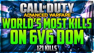 CoD Advanced Warfare MOST KILLS SOLO DOMINATION (121 Kills on Solar)