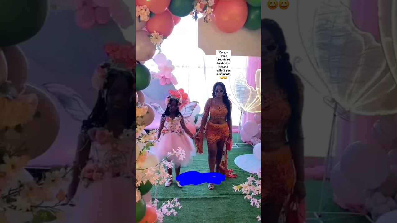 davido and Sophia meet at imade 10th birthday 🎂 