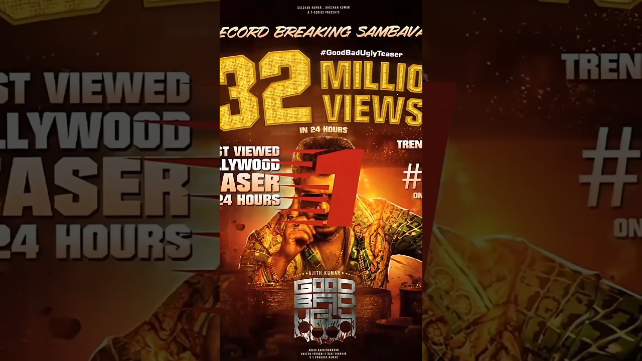 Most Viewed Tamil teaser In 24hours🔥👿👿