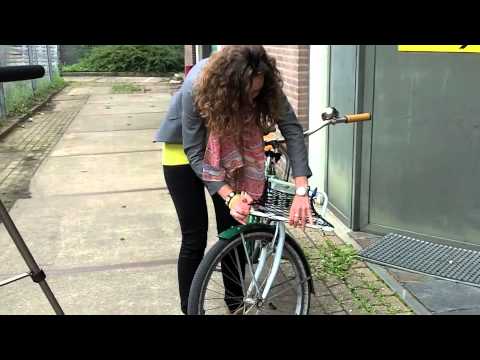 Machtig januari burgemeester Fietsersbond test netbinder van Cordo - YouTube