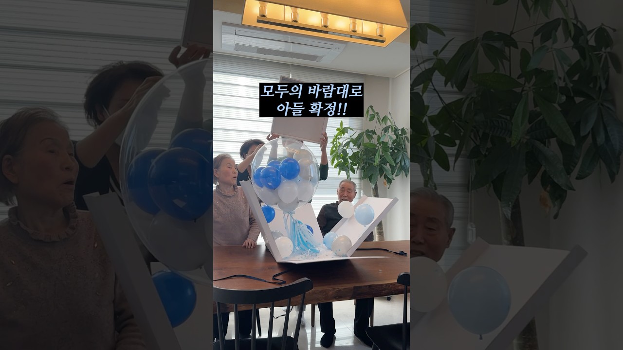 시댁에서 젠더리빌하기👫 #레아일상