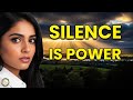 الصمت هو أفضل رد احم سلامك وطاقتك 