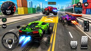 Monster Truck Racing Simulator 3D - Extreme Crash Car Demolition Derby In Mountain - GamePlay Part-2 screenshot 4