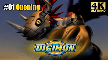 Digimon World #01 Opening Playstation 1 (Upscale 4K) Remastered Playthrough