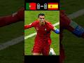Portugal vs Spain | World Cup 2018 group stage #shorts #football #ronaldo