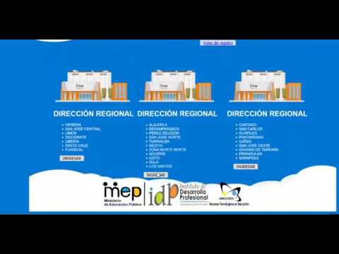 ingreso a capacitación MEP