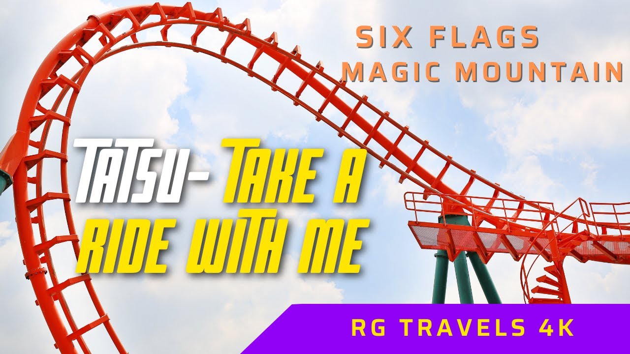 Six Flags Magic Mountain - Tatsu Roller Coaster POV! - YouTube