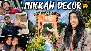 NIKKAH KA DECOR DONE HOGYA ? | Alia Bhatt Ka Dress Kisko Chaye ? | Aroob Sad Hogae ?