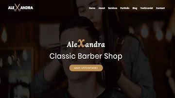 Alexandra - Barber Shop HTML Template | Bootstrap Templates