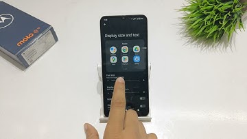 How to change default font in moto e13 | moto e7 font size kaise increase kare