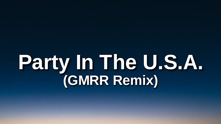 Party in the U.S.A. Remix version - Remix performance video thumbnail