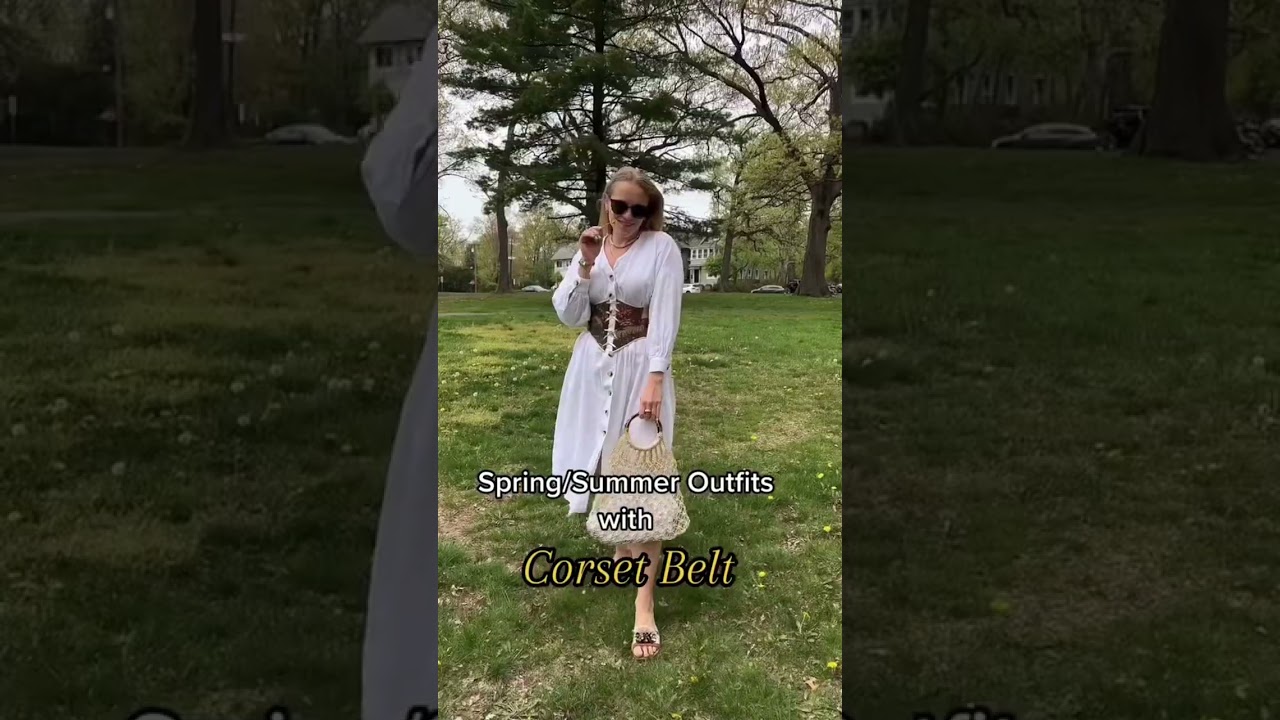 SS23 Trendy Outfits with Corset Belts