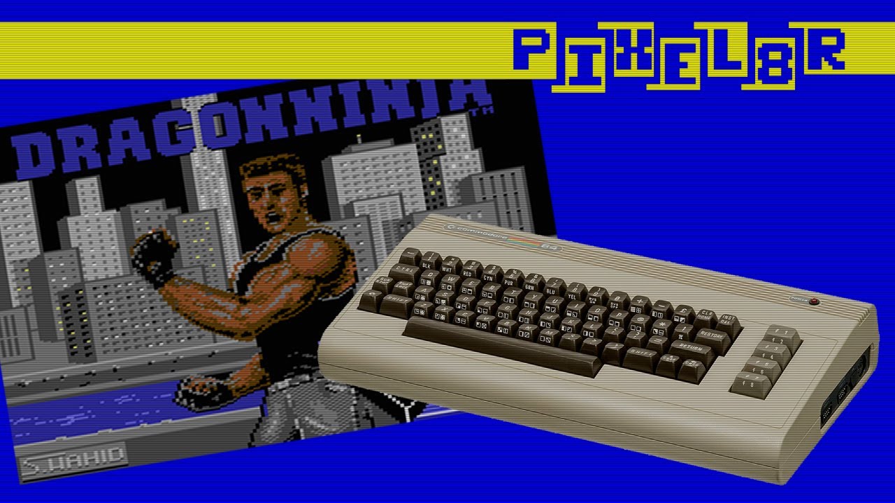 Dragon Ninja V Bad Dudes Game Loading ASMR Commodore 64