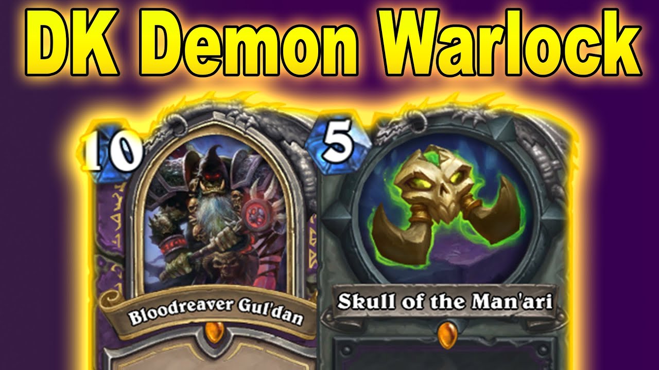 DK Bloodreaver Gul'dan Big Demons Warlock Has Huge Potential! Castle  Nathria Mini-Set | Hearthstone - Hearthstone Decks