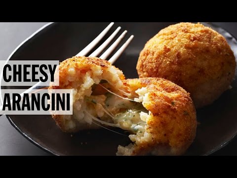 Crispy, Cheesy Arancini | Food Network