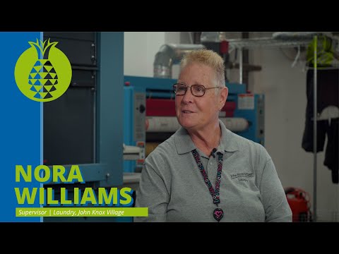 Nora Williams - Laundry Supervisor, John Knox Village