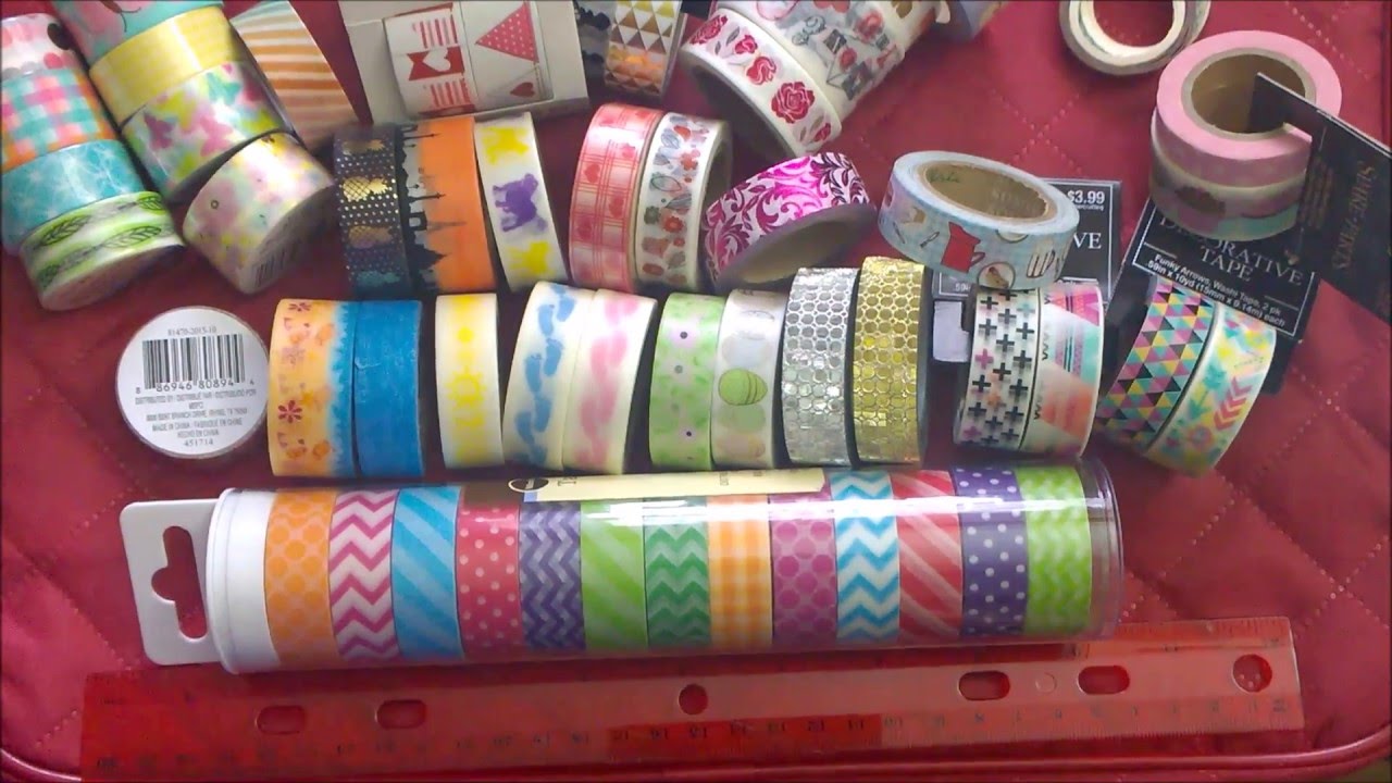 Washi Tape Haul Lots of Good Stuff Here! Michael's, Hobby Lobby