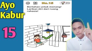 Jawaban Tantangan Brain Out Level 15 - Bertahan Untuk Menang! Larikan Diri Dari Ruangan Rahasia