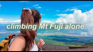 a guide to climb Mt Fuji alone in 2025 and on a budget