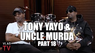 VladTV Gives Tony Yayo a Yoyo &amp; Scale, Uncle Murda a Paternity Test &amp; Knife (Part 18)