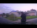 Robbery Suspect Armed with a Brick Gets Shot - Bodycam Footage