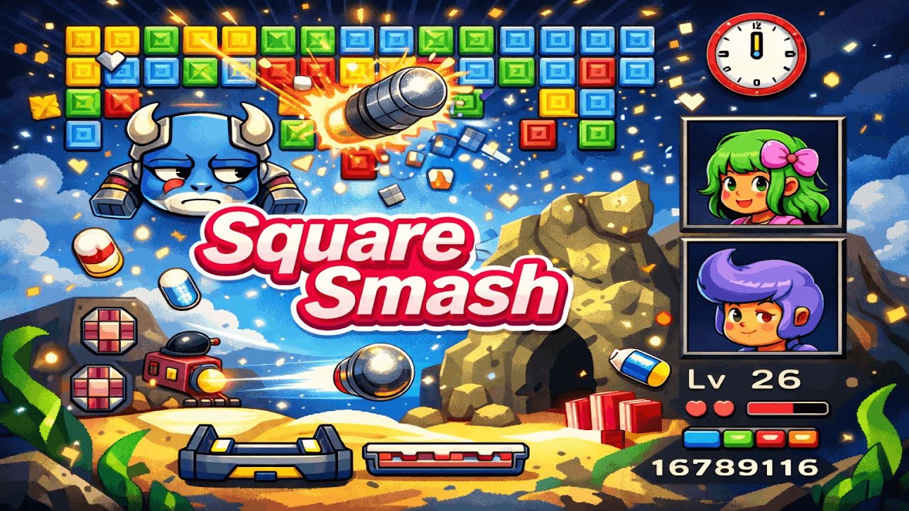 Square Smash - XBOX Game Trailer - YouTube